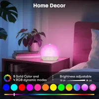 Будильник Wake Up Light рассвет 12 цветов белый шум диммер ночник имитация солнца — фото 7