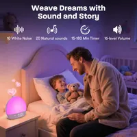 Будильник Wake Up Light світанок 12 кольорів білий шум димер нічник імітація сонця
