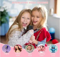 Bluetooth Karaoke Machine Portable 5.3 PA Speaker System with 1-2 Wireless Microphones Home Family Singing Children's Gifts — фото 5