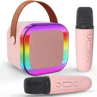Караоке система с микрофоном Bluetooth 5.3 портативная колонка для пения и развлечений — фото 3
