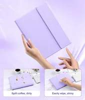 Чехол клавиатура для iPad 10 11 Harvopu с тачпадом подсветка 7 цветов магнитный Smart Case — фото 4