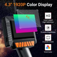 Промышленный эндоскоп Ferdiiz 4.3 IPS экран 1920P HD IP67 камера 8 LED диагностика — фото 8