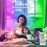 LED Strip Lights 10m, RGB Bluetooth Light With Remote, Music Sync, Smart App Control, Colorful Strip for Bedroom, Home, Party, Bar — фото 4