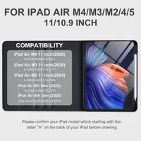 Чехол клавиатура Vobafe для iPad Air 11 10.9 съемная подсветка 7 цветов магнитная