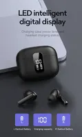 TWS навушники бездротові Bluetooth 5.3 вакуумні LED дисплей 46 годин спортивні — фото 4