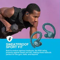 Спортивні навушники JLab Go Air Sport Plus Bluetooth завушні IP55 вологозахист — фото 7