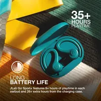 Спортивные наушники JLab Go Air Sport Plus Bluetooth заушные IP55 влагозащита — фото 6