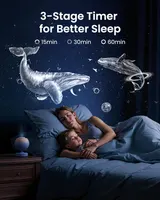 Домашній планетарій POCOCO Galaxy Projector нічник фокусування 2 диски зоряне небо — фото 5
