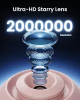 Домашній планетарій POCOCO Galaxy Projector нічник фокусування 2 диски зоряне небо — фото 9