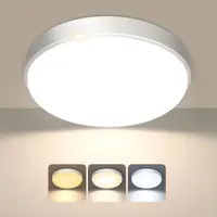 Стельовий LED світильник OOWOLF 24Вт 23см 3 режими світла 3000 5000K сучасний