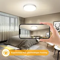 Стельовий LED світильник OOWOLF 24Вт 23см 3 режими світла 3000 5000K сучасний — фото 6