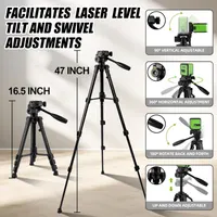 Штатив (трипод) NINEIGH CT190, 47"/120 см, алюминиевый, с быстросъемной площадкой и функцией монопода — фото 6
