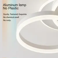 Потолочный LED светильник Amdelne, 2 кольца, d50 см, 36 Вт, диммируемый, с ПДУ, 3000-6500K, белый — фото 6