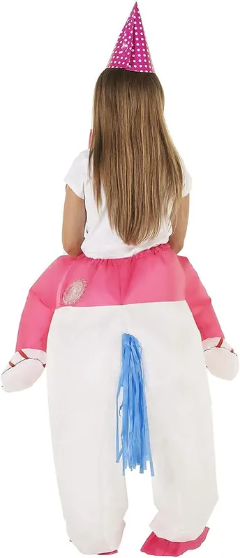 Morph Kids Inflatable Unicorn Costume for Halloween, Blow Up Unicorn Outfit for Boys and Girls, Fun Dress-Up Party