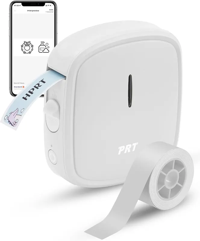 Bluetooth-принтер этикеток HPRT, портативный, с лентой, беспроводной, для дома и офиса