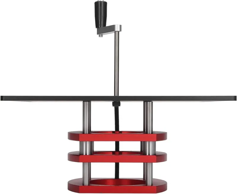 Manual Lifting Router, Router Kit Manual Lifting, Manual Height Adjustment for Trimming Machines with Motor Diameter 64-66mm, Aluminum Alloy and Stainless Steel Construction