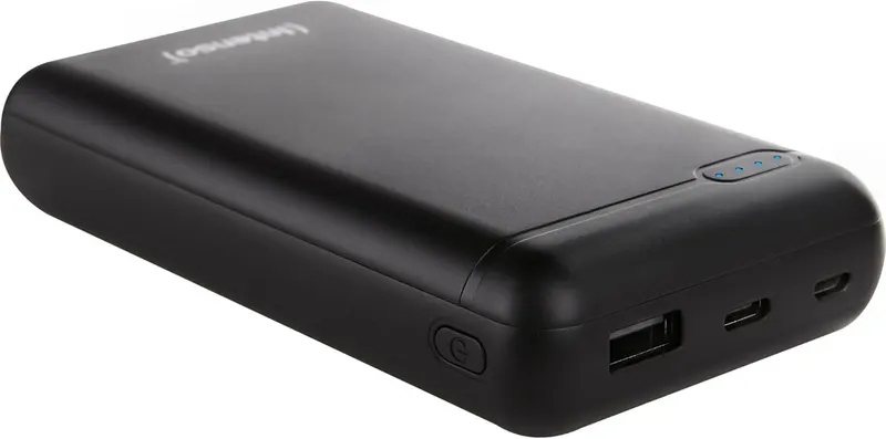 Портативное зарядное Intenso Powerbank XS20000, 20000мАч, 2xUSB-A, 1xUSB-C, черное