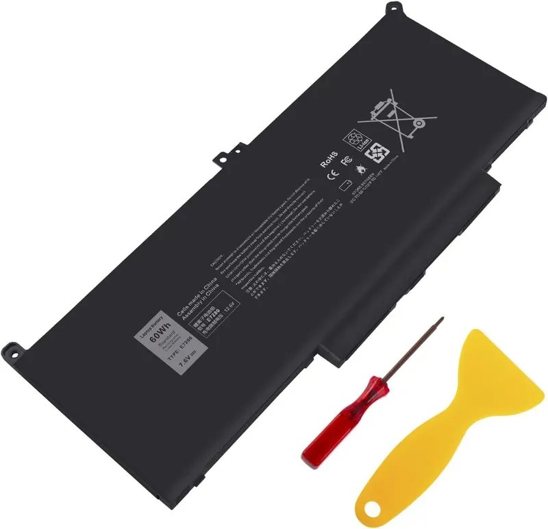 Акумулятор F3YGT для Dell Latitude 7280-7490 (DM3WC 2X39G), 60Wh, 7.6V