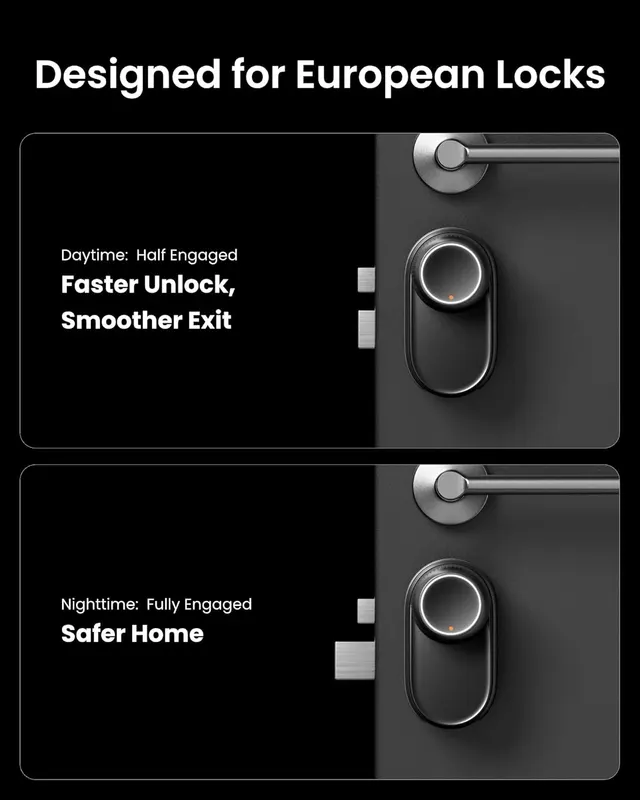 Умный замок SwitchBot Lock Ultra + Keypad Touch (Fingerprint), Euro, Matter, WiFi, Premium