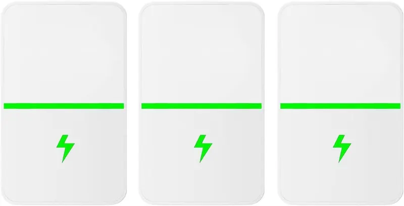 Stop Watt Power Saver, Power Saver, Power Saver, Household Appliance with Stable Voltage, for Household Office Market Factory (EU Plug) Pack of 3