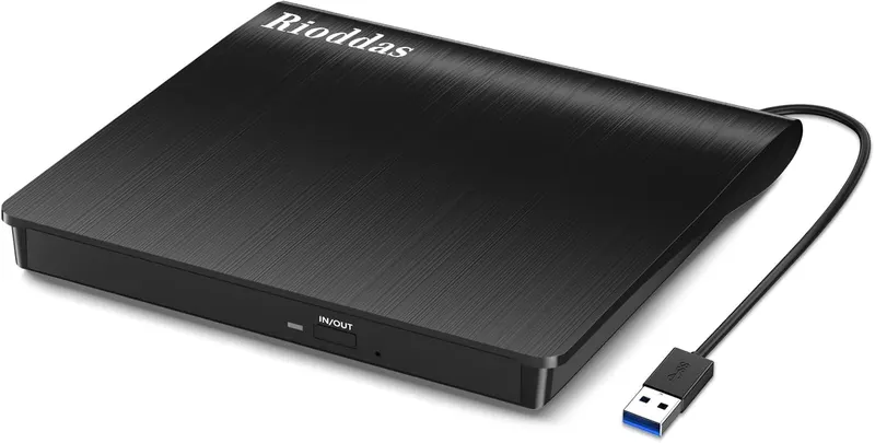 Внешний CD/DVD привод USB 3.0 (Пишущий) для Ноутбука/ПК, Портативный
