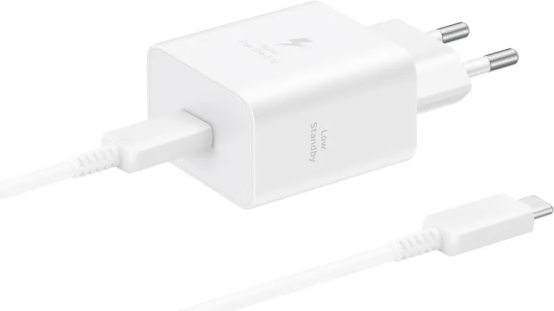 Зарядное устройство 45W (EP-T4511X), Super Fast Charging 2.0, USB-C, Белое