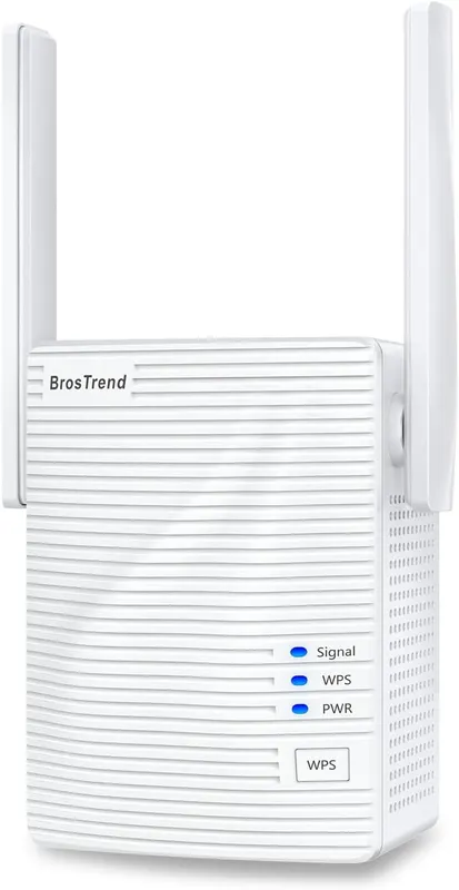 Підсилювач Wi-Fi сигналу (Репітер) BrosTrend AC1200, Dual Band 5GHz+2.4GHz, Ethernet