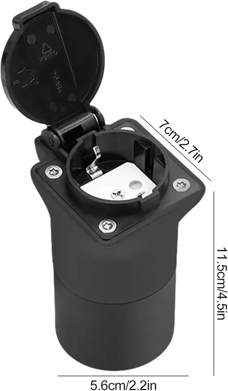Адаптер V2L Type 2 to Schuko 3.5kW для электромобилей (Kia/Hyundai/MG), Разрядка авто