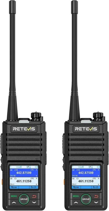 Розумні рації Retevis RB658 (Комплект 2 шт) з додатком, Bluetooth, AI Шумозаглушення
