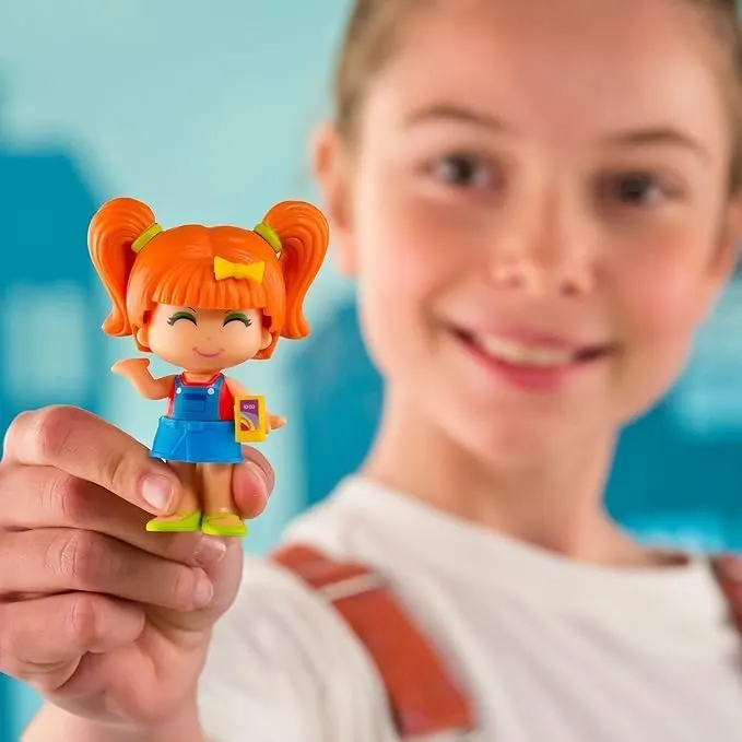 Игровой набор Pinypon "Розовый домик-чемоданчик" с куклой и аксессуарами