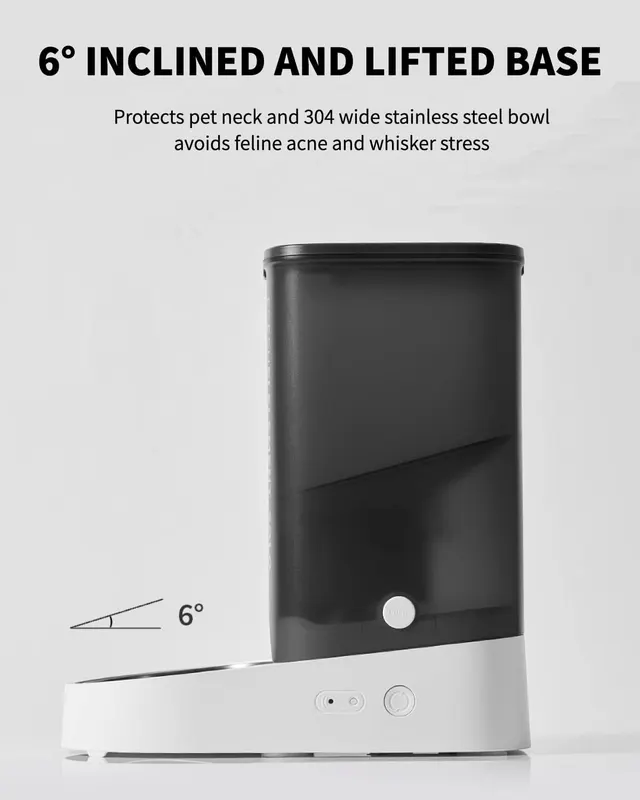 Умная автоматическая кормушка для кошек PETKIT (3L), Wi-Fi, Нержавеющая сталь, Fresh Lock