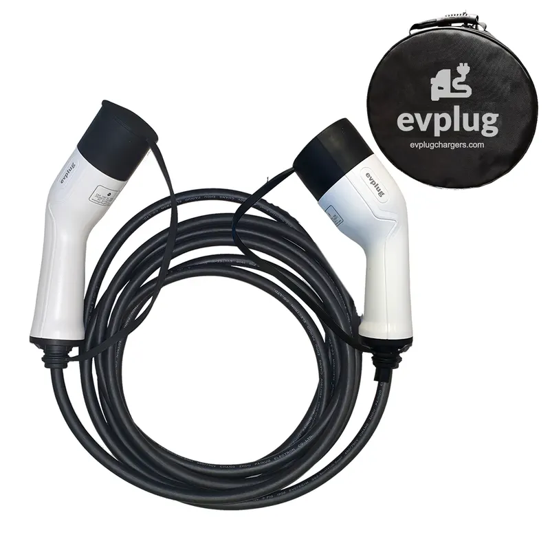 Зарядний кабель для електромобіля EVPLUG Type 2 (11kW, 16A, 3 Фази, 5 метрів)