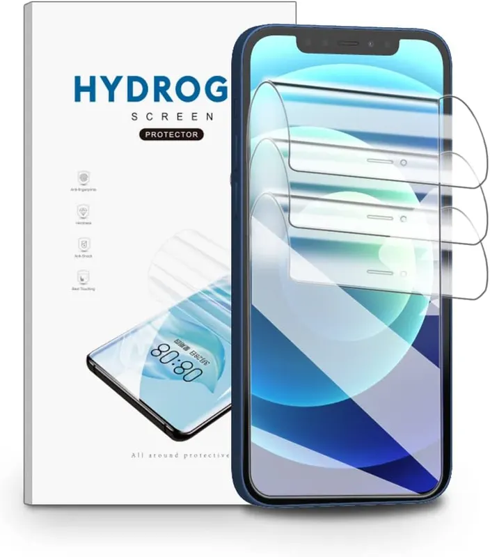 Гидрогелевая пленка для iPhone 12 Pro Max (Набор 3 шт), Самовосстанавливающаяся, HD
