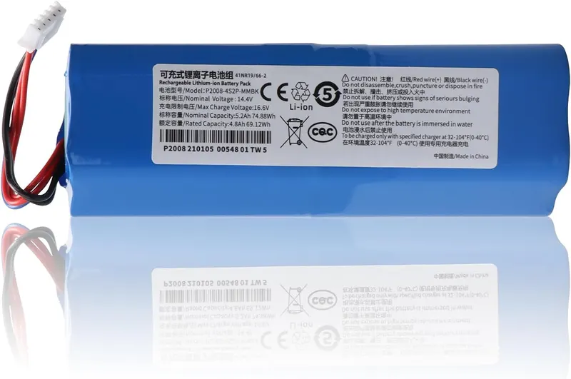 Усиленный аккумулятор 5200mAh Без бренду для роботов-пылесосов Ecovacs Deebot T8/T9/X1