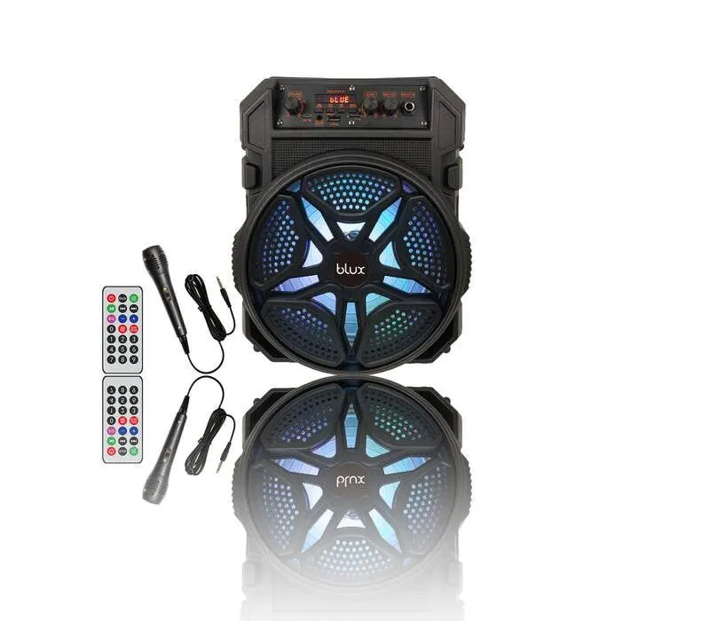 Портативная Bluetooth колонка Blux HT21 8 дюймов мощная акустика для вечеринок бас беспроводная