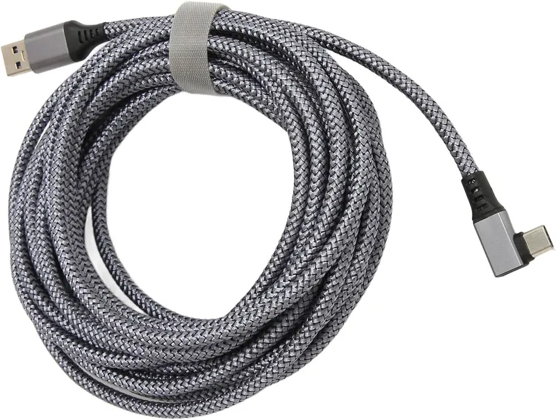 Высокоскоростной VR Link кабель с нейлоновой оплеткой (USB-C)