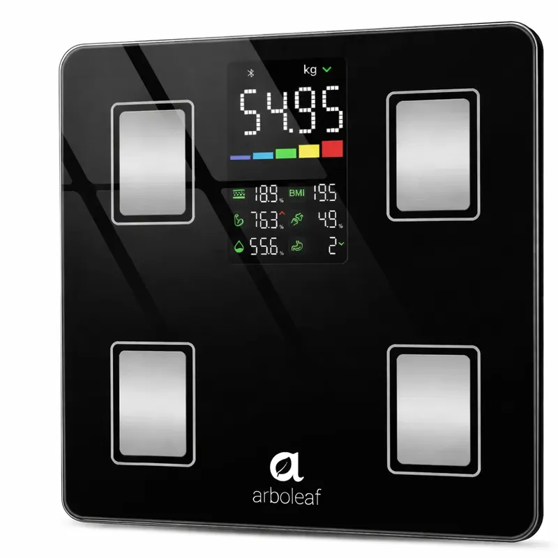 Напольні електронні ваги-аналізатор жиру Arboleaf з Bluetooth і додатком, до 180кг/400lbs