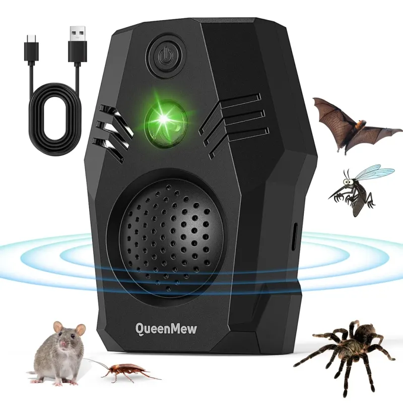 Ультразвуковий відлякувач гризунів та комах Pest Repeller, для приміщень (пристрій для боротьби зі шкідниками)