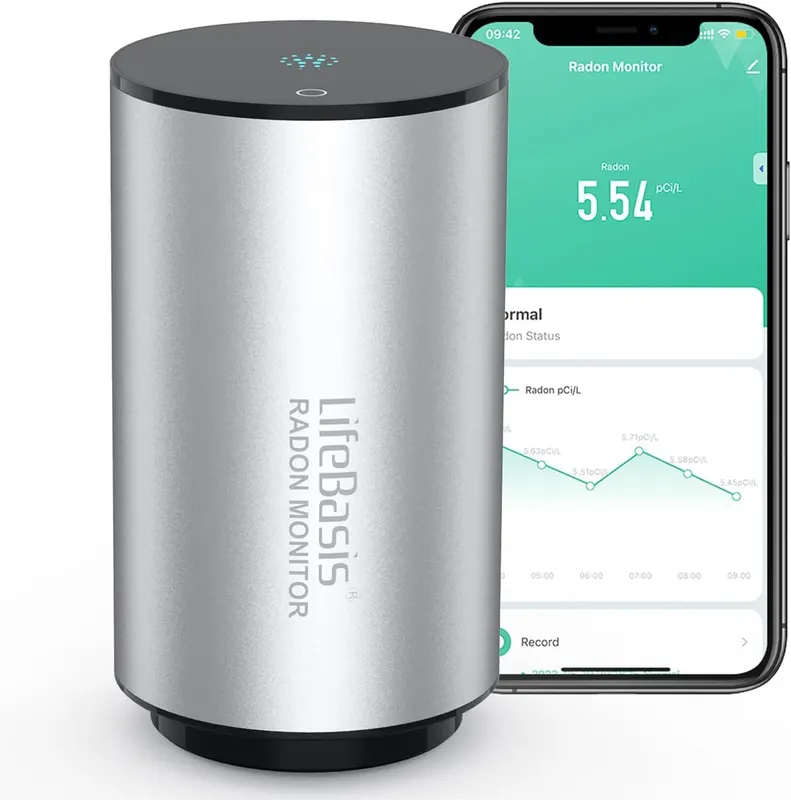 Умный детектор радона Life Basis, Wi-Fi монитор качества воздуха, датчик радиации для дома