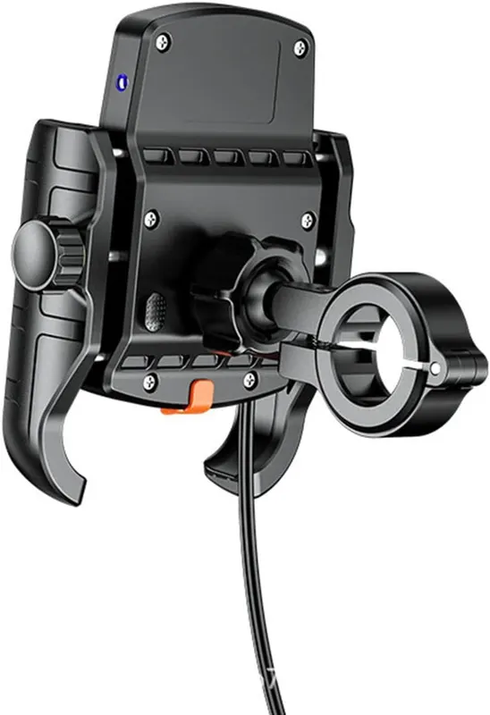 15W Quick Charger Motorcycle Charger Holder Station Mount For 4-7" Phone