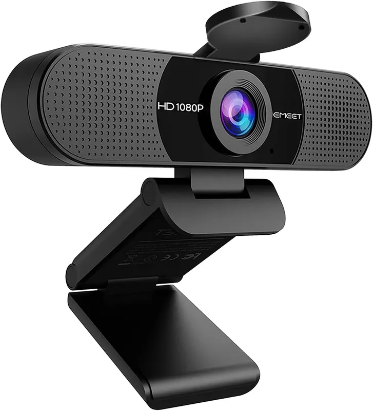 Веб-камера EMEET C960 1080p, Full HD, 2 мікрофони, 90°, USB, Plug & Play, для дзвінків та стрімінгу