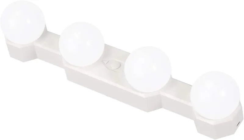 Портативная лампа для макияжа, LED, 3 цвета, 10 уровней яркости, беспроводная