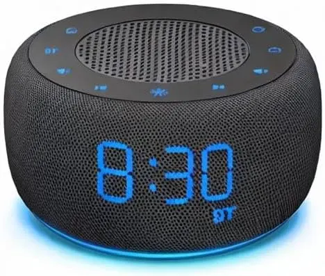 Будильник AONELAS BUFFBEE з Bluetooth-колонкою та FM-радіо, Hi-Fi звук, Повний димер, від мережі
