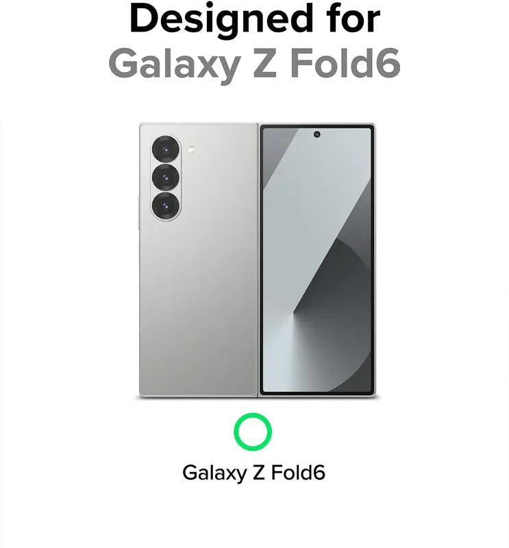 Прозрачный чехол Ringke Fusion Magnetic для Samsung Galaxy Z Fold 6 (MagSafe), Противоударный