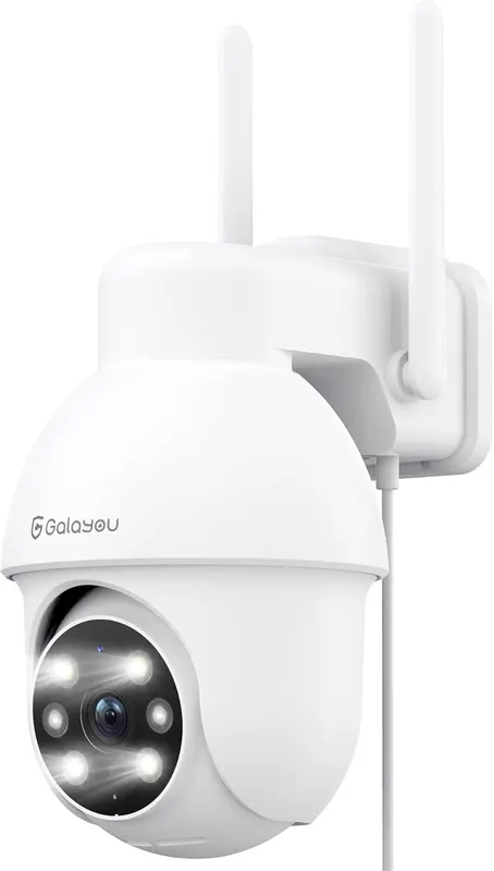 Вулична PTZ камера GALAYOU Y4 (2K), 360° Огляд, Кольорова ніч, Wi-Fi