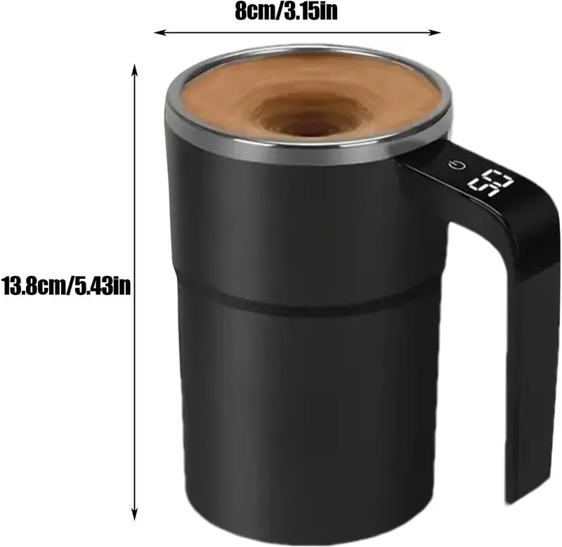 Электрическая кружка-мешалка (Self-Stirring Mug) Без бренду, Для кофе/протеина, Аккумуляторная