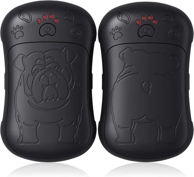 Грелки для рук Kukiwhy 2 шт 6000mAh функция power bank аккумуляторные черные