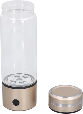 Hydrogen Rich Water Bottle Advanced Electrolysis Generator for Immune System Enhancement for OntheGo Rechargeable Glass 300ml