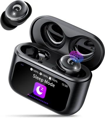 Навушники VEKJ із сенсорним екраном, Bluetooth 5.4, ANC, 48 год, 5 EQ, IP7, для спорту