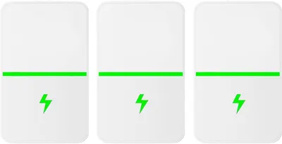 Stop Watt Power Saver, Power Saver, Power Saver, Household Appliance with Stable Voltage, for Household Office Market Factory (EU Plug) Pack of 3